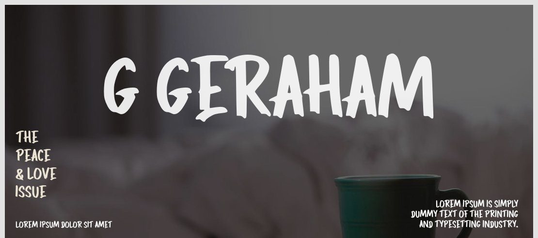 g Geraham Font