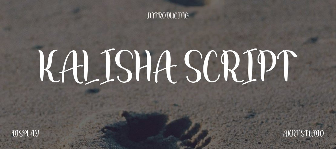 Kalisha script Font