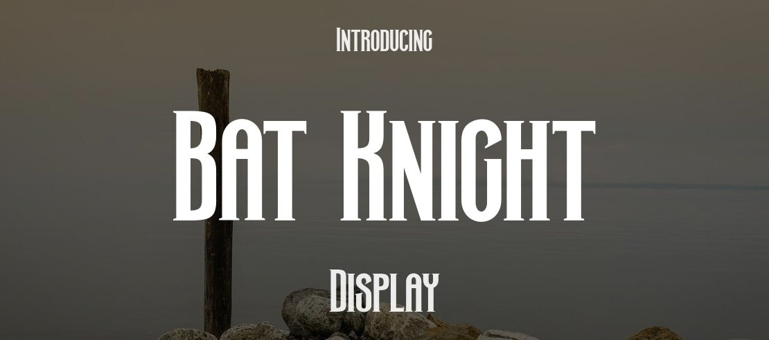 Bat Knight Font