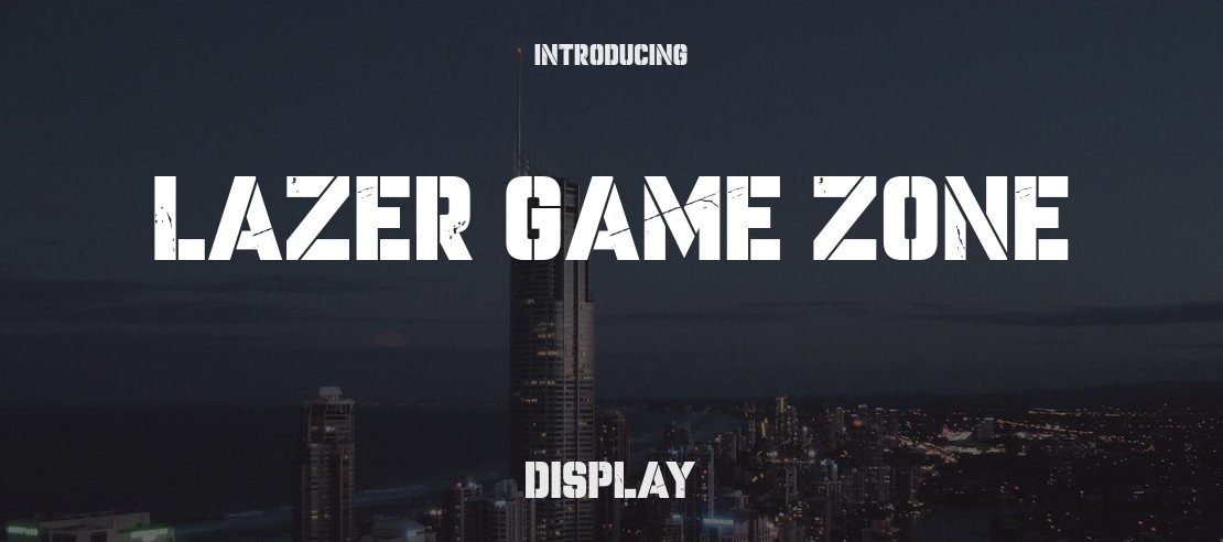 Lazer Game Zone Font