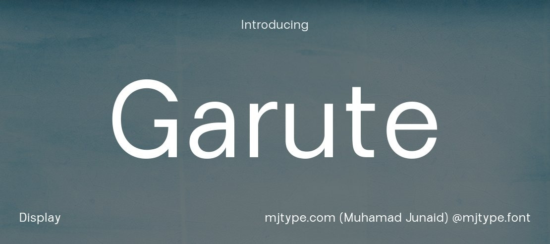 Garute Font Family