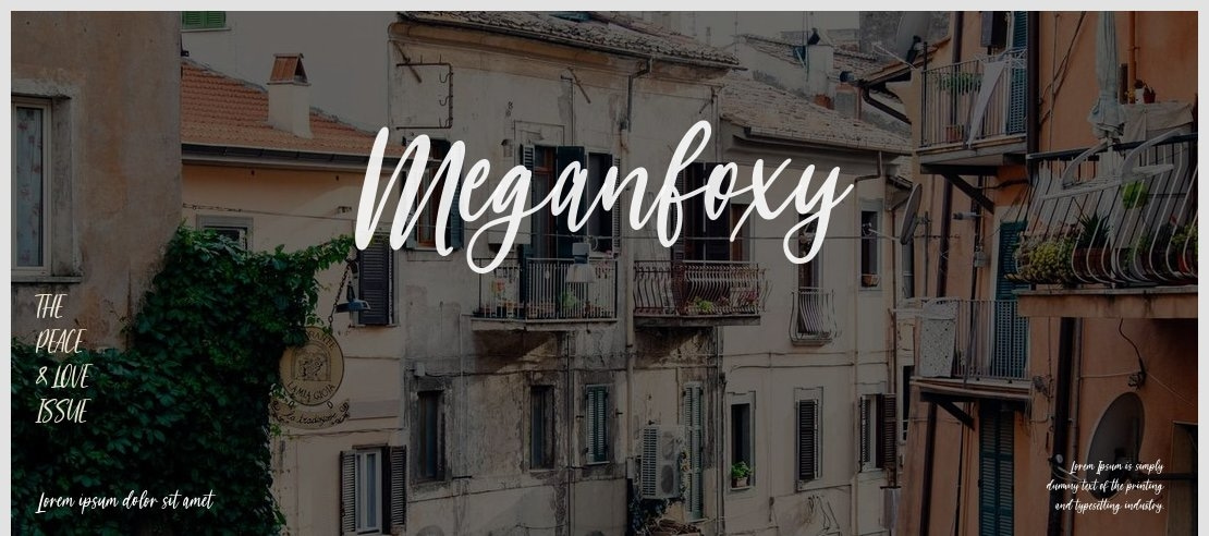 Meganfoxy Font