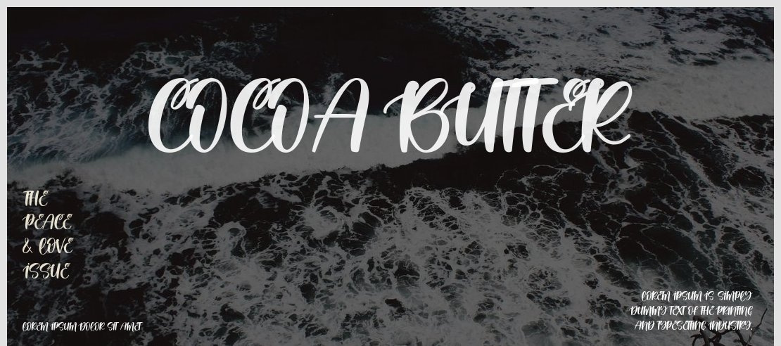 Cocoa Butter Font