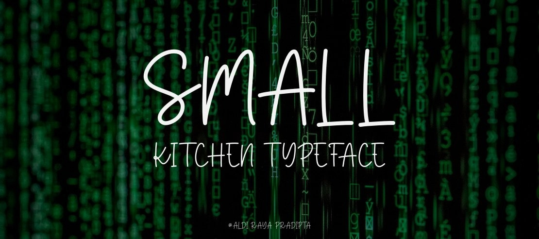 Small Kitchen Font