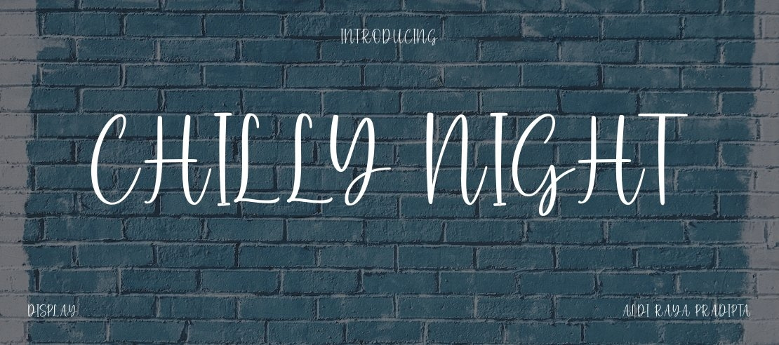 Chilly Night Font