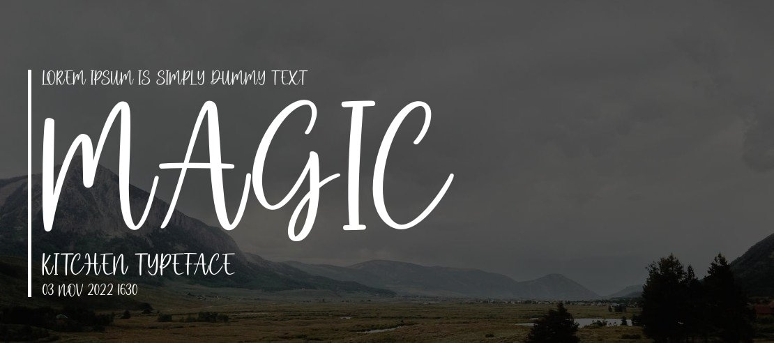 Magic Kitchen Font