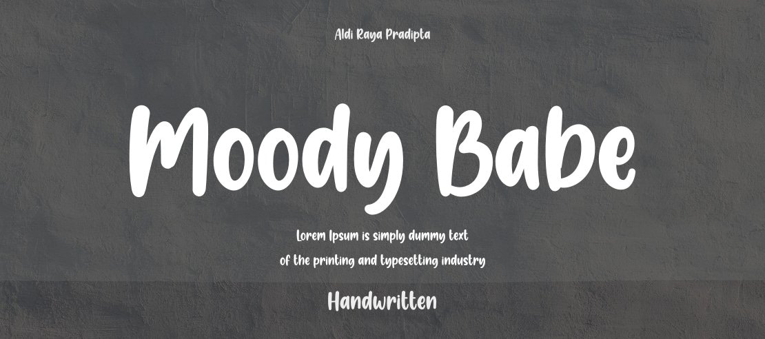 Moody Babe Font