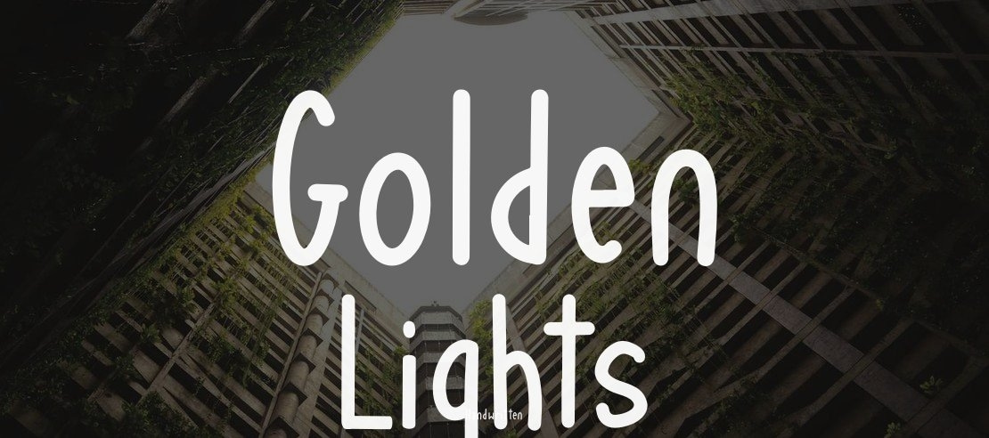 Golden Lights Font