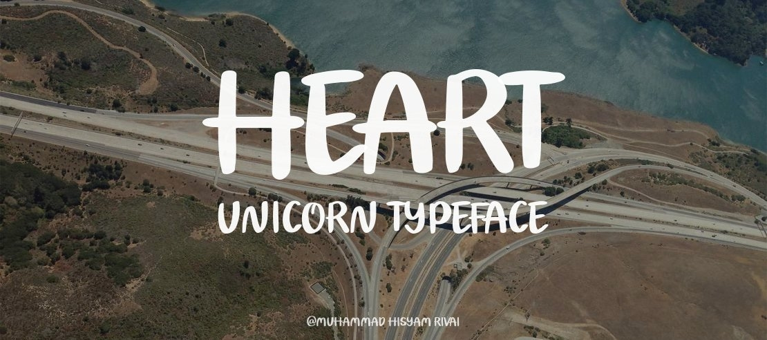 Heart Unicorn Font