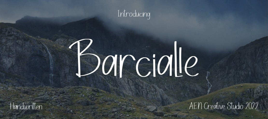 Barcialle Font