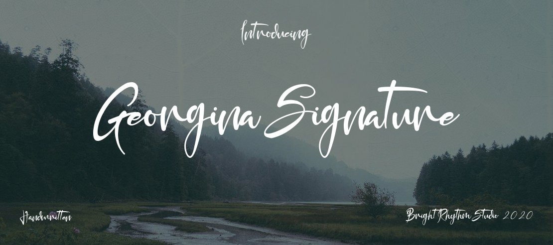 Georgina Signature Font