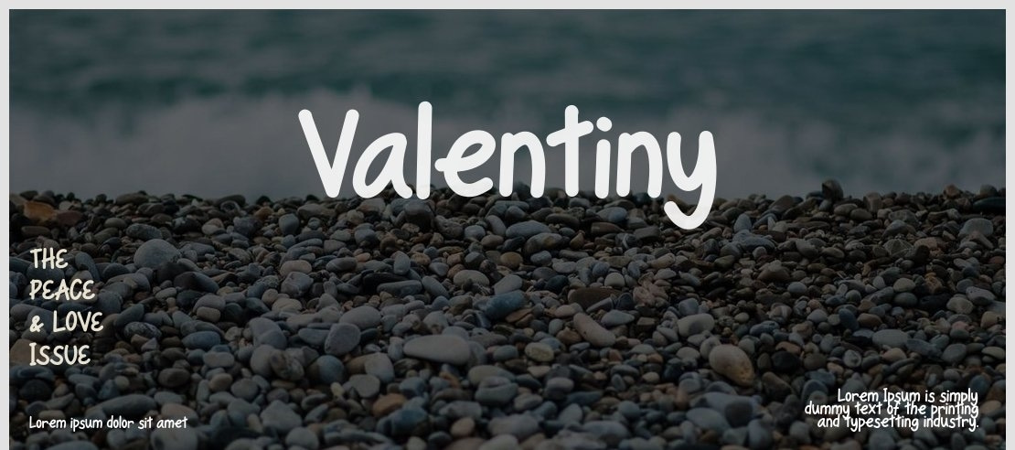 Valentiny Font