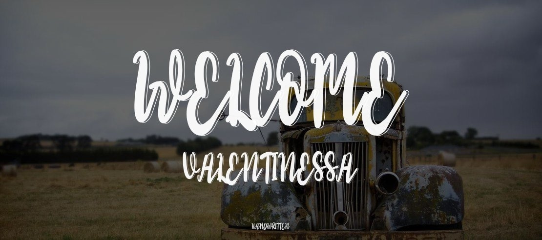 Welcome Valentinessa Font