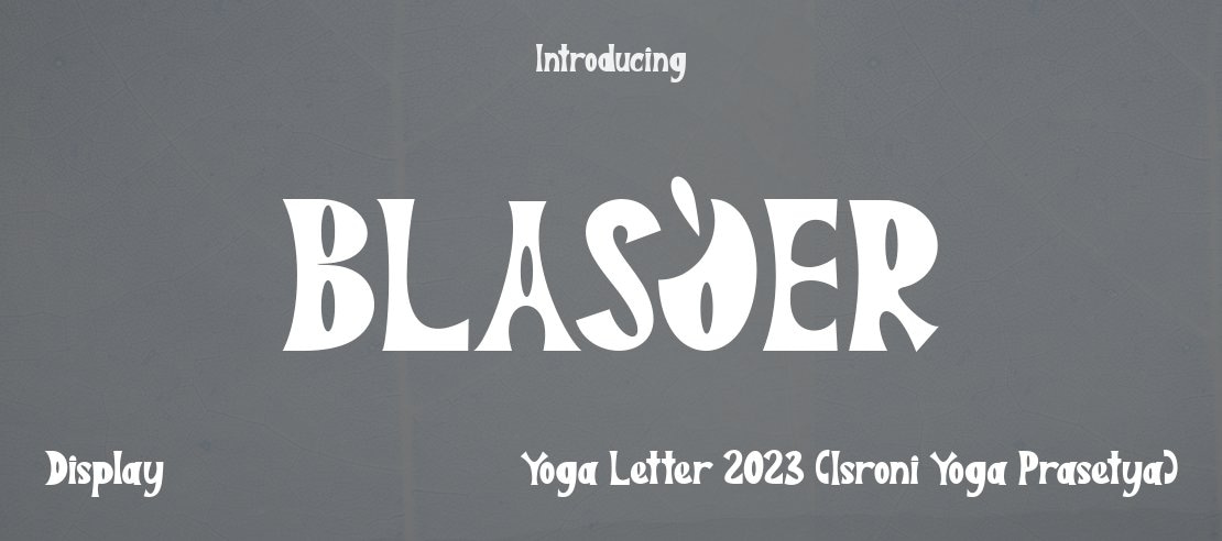 BLASQER Font