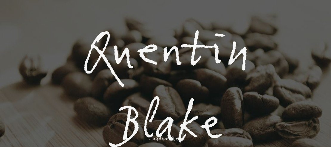 Quentin Blake Font