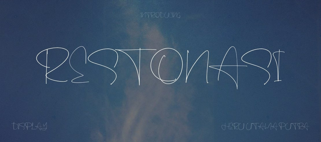 Restonasi Font