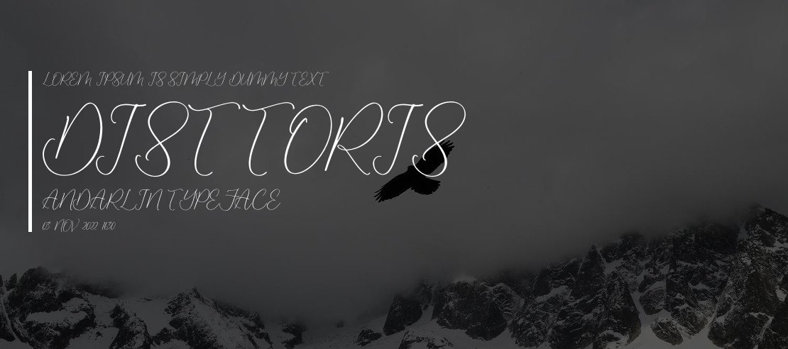 Disttoris Andarlin Font