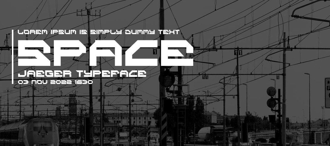 SPACE JAEGER Font