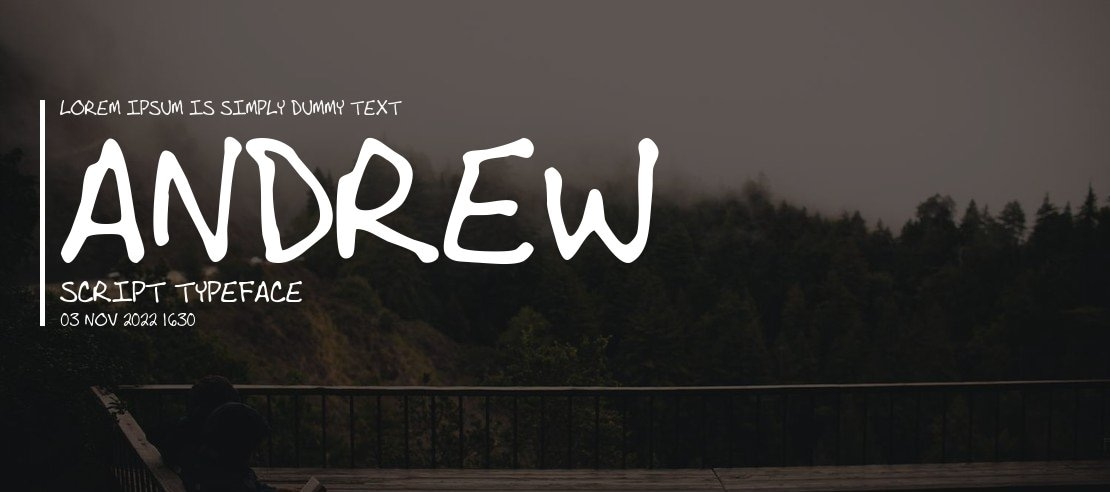 Andrew Script Font