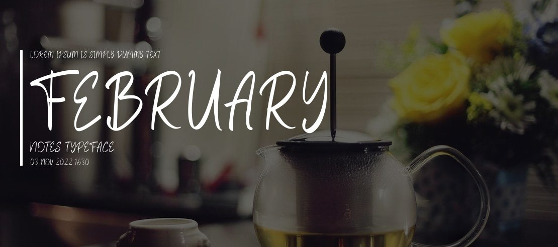 February Notes Font