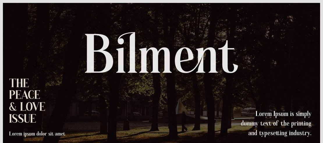 Bilment Font