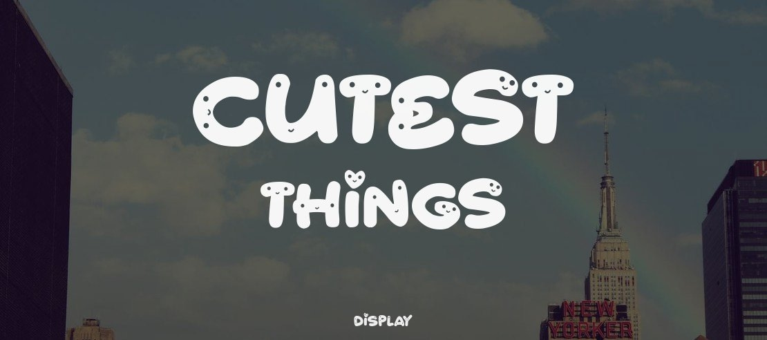 Cutest Things Font Family