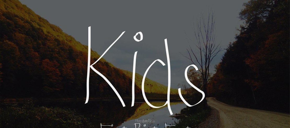 Kids First Print Font