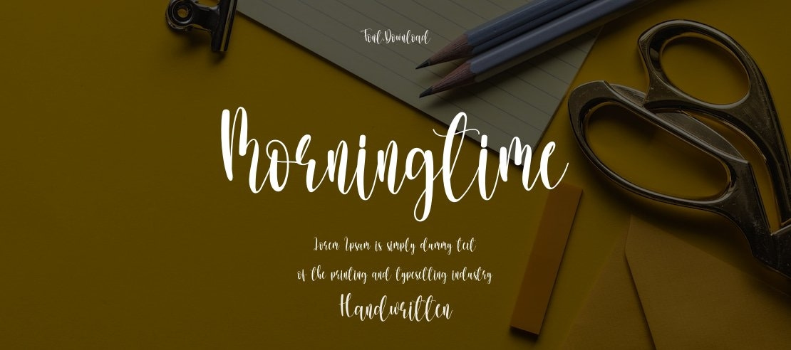 Morningtime Font