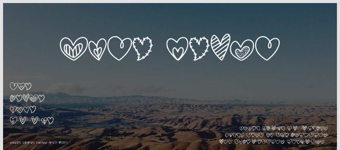 Cute Heart Font