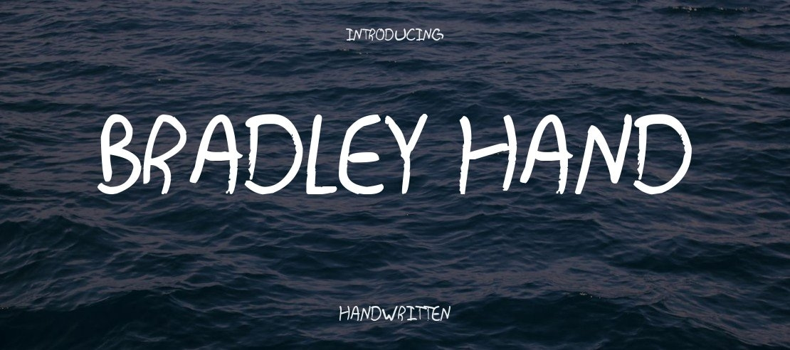 Bradley Hand Font Family