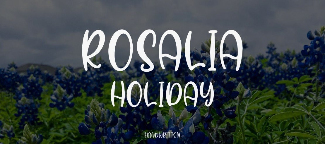 Rosalia HolIDAY Font
