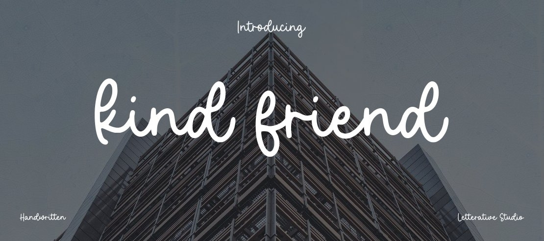 kind friend Font