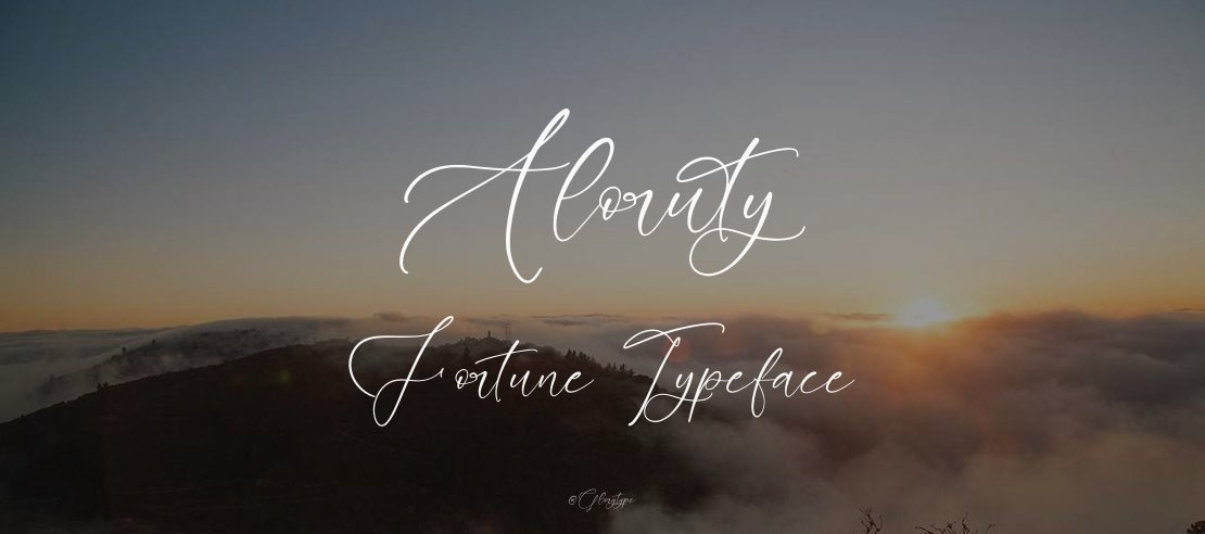 Aloruty Fortune Font