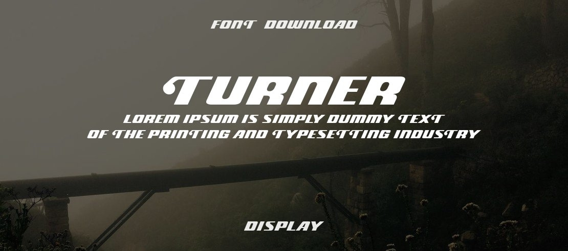 Turner 2006 Font