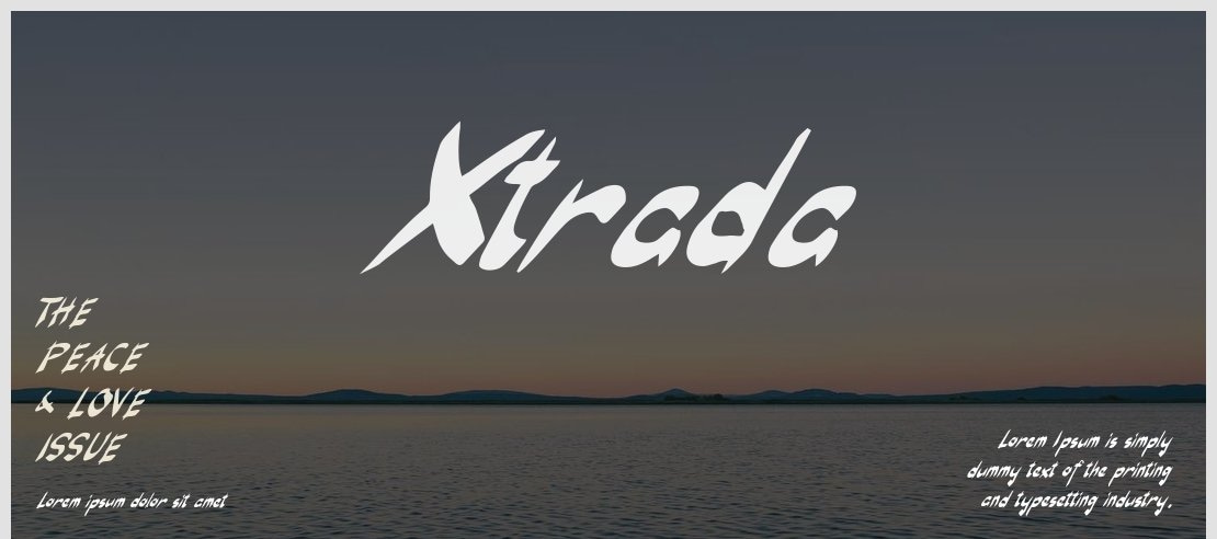 Xtrada Font