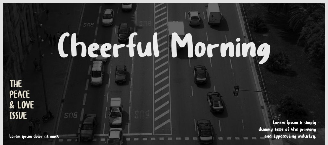 Cheerful Morning Font