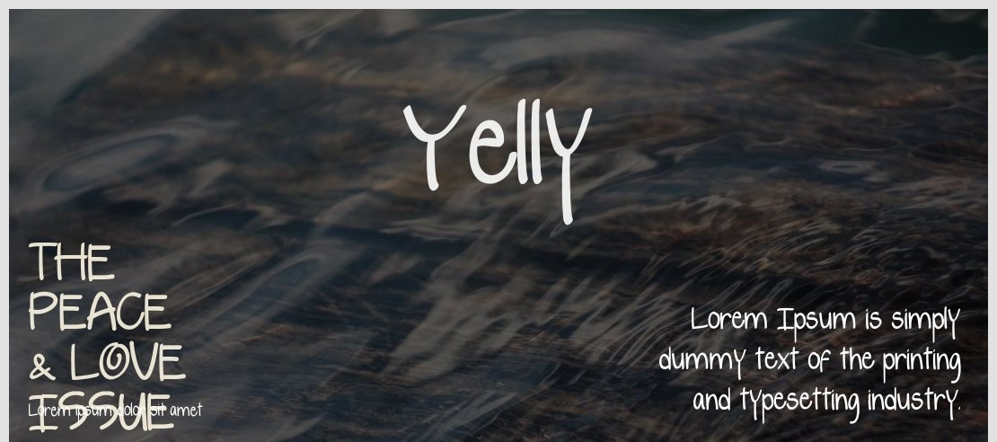 Yelly Font