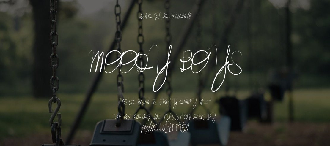 Moody Boys Font