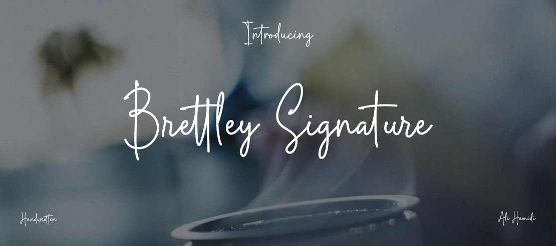 Brettley Signature Font