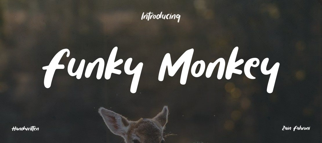 Funky Monkey Font