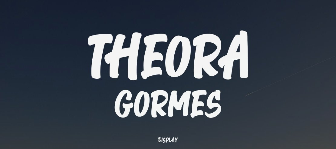 Theora Gormes Font