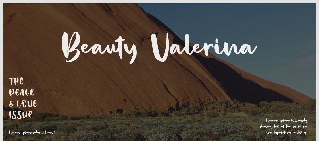 Beauty Valerina Font