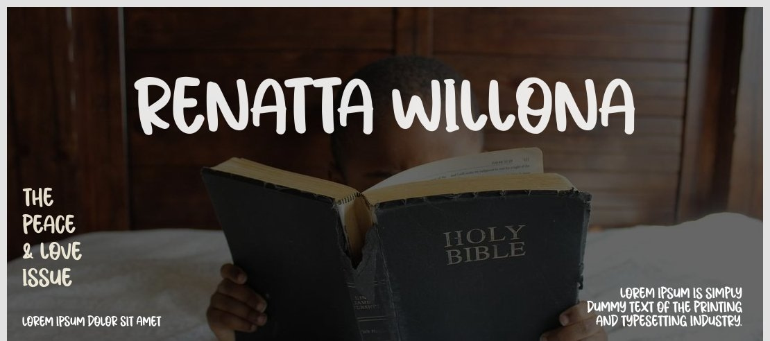 Renatta Willona Font