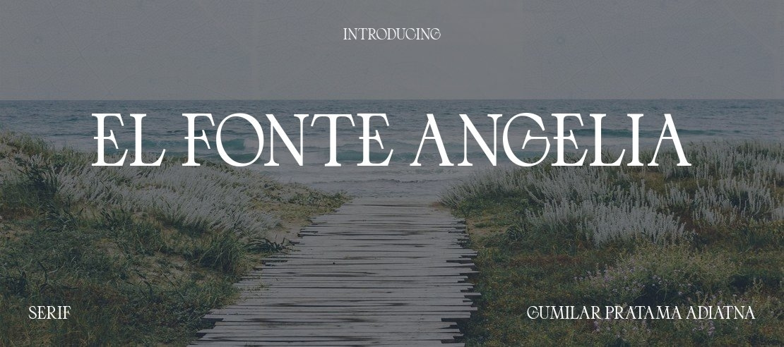 El Fonte Angelia Font Family