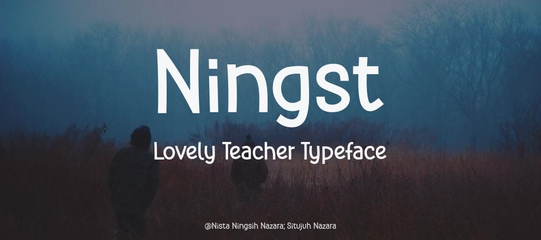 Ningst Lovely Teacher Font