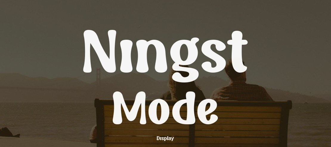 Ningst Mode Font