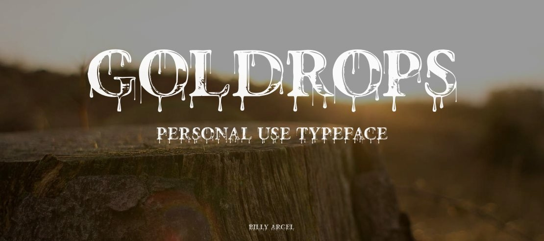 GOLDROPS PERSONAL USE Font