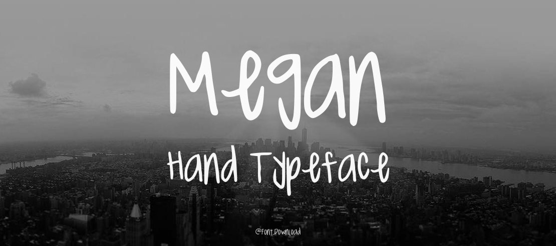 Megan Hand Font