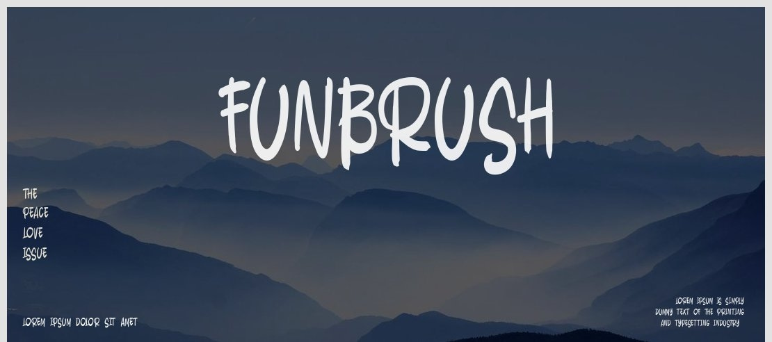 FUNBRUSH Font