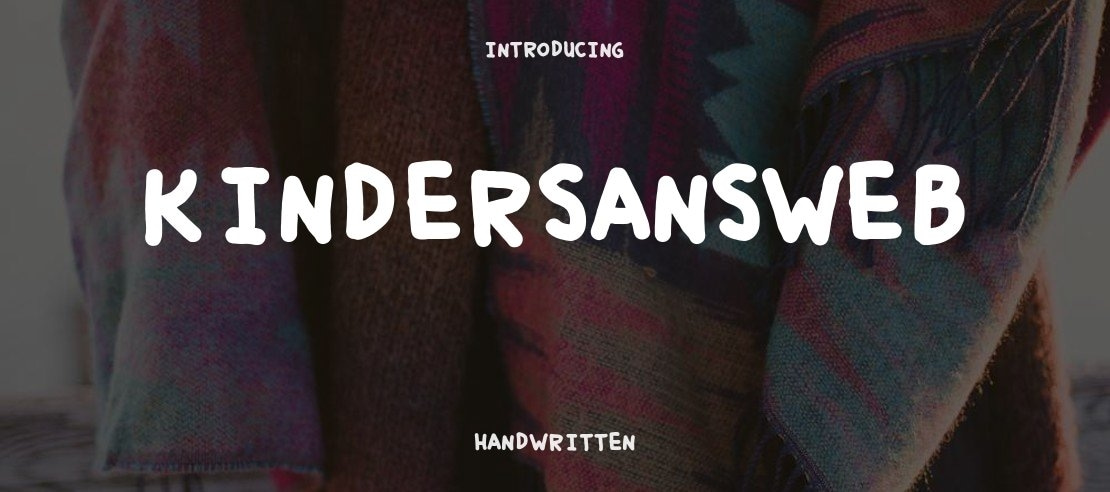 KinderSansWeb Font